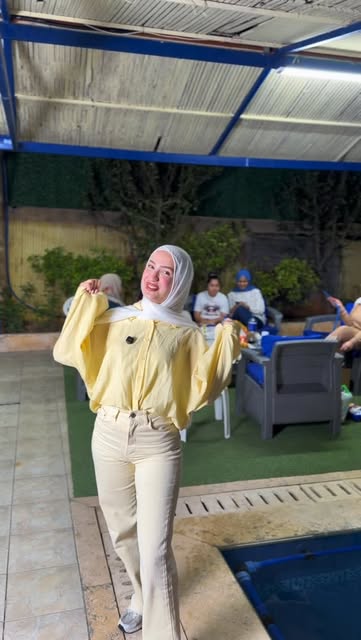 Beit El Jabal pool and outdoor seating